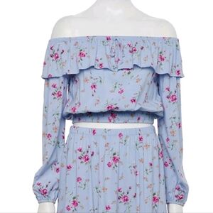Floral Off The Shoulder Top